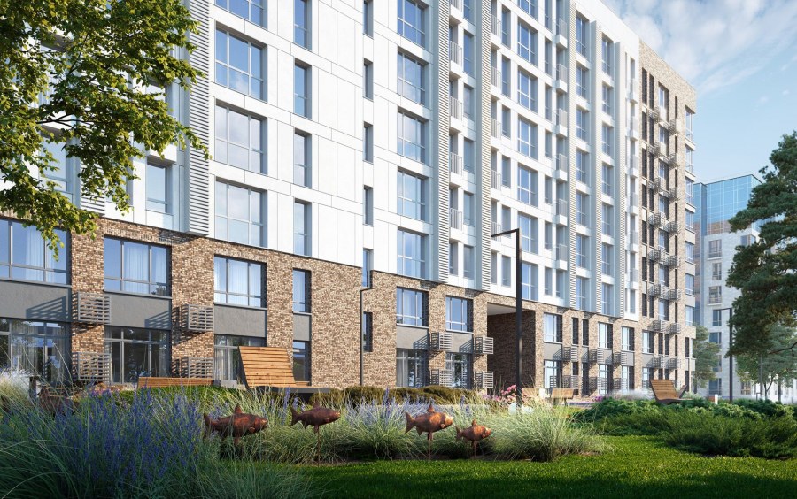 Медовая улица резиденции Сколково