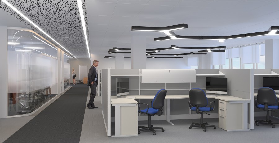 Интерьер офиса инженерной компании