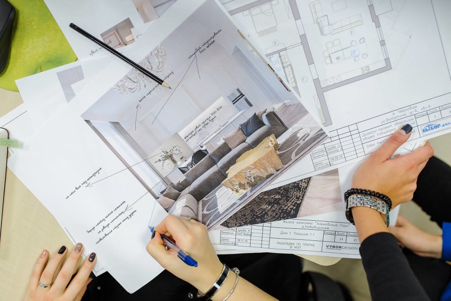 Разработка дизайна интерьера