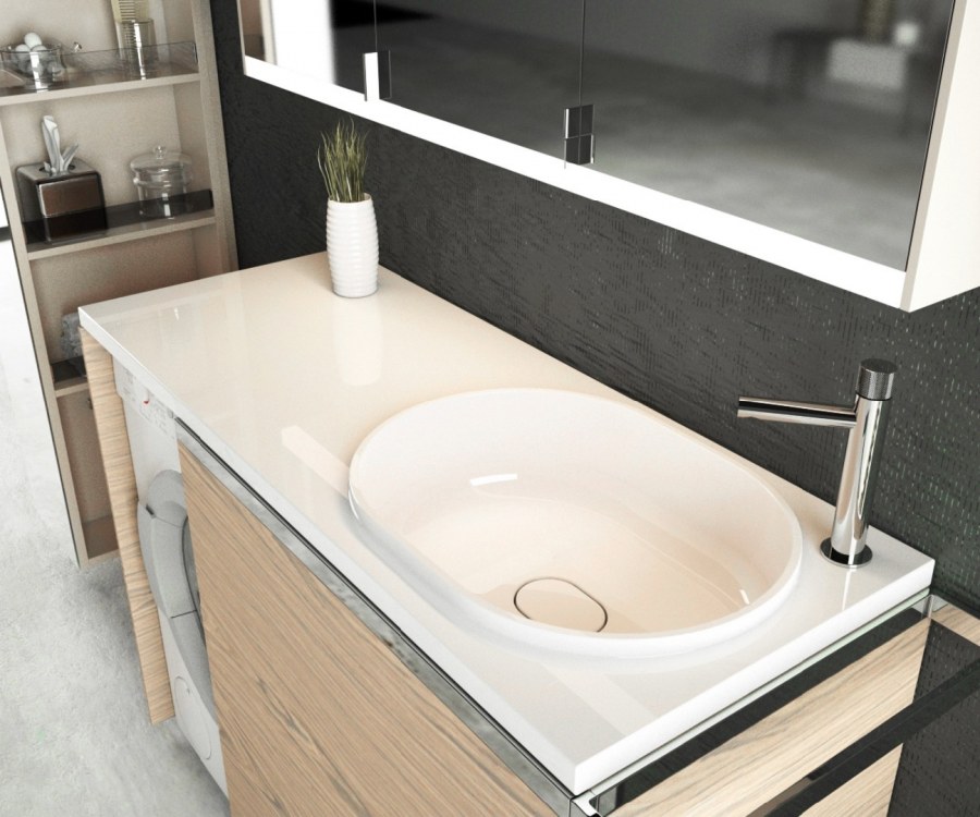 Раковина Andrea bruks 120 r