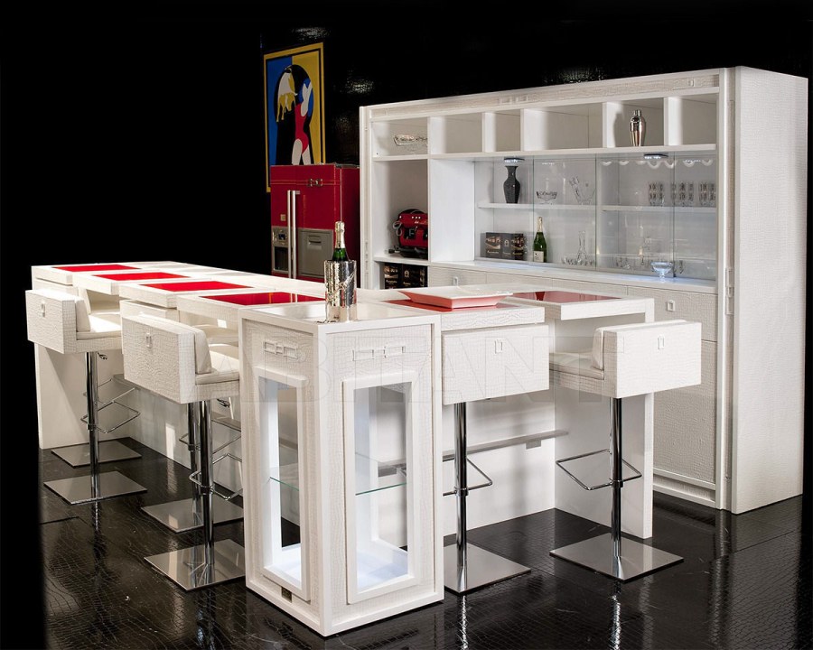 Стеклянная барная стойка