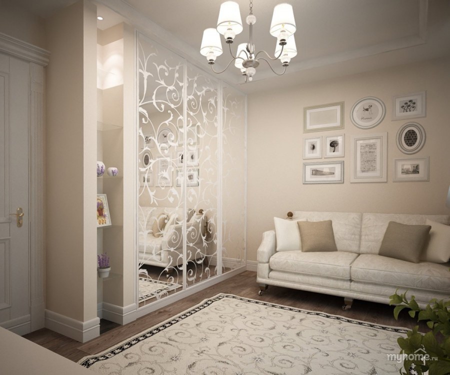 Комната для гостей с диваном