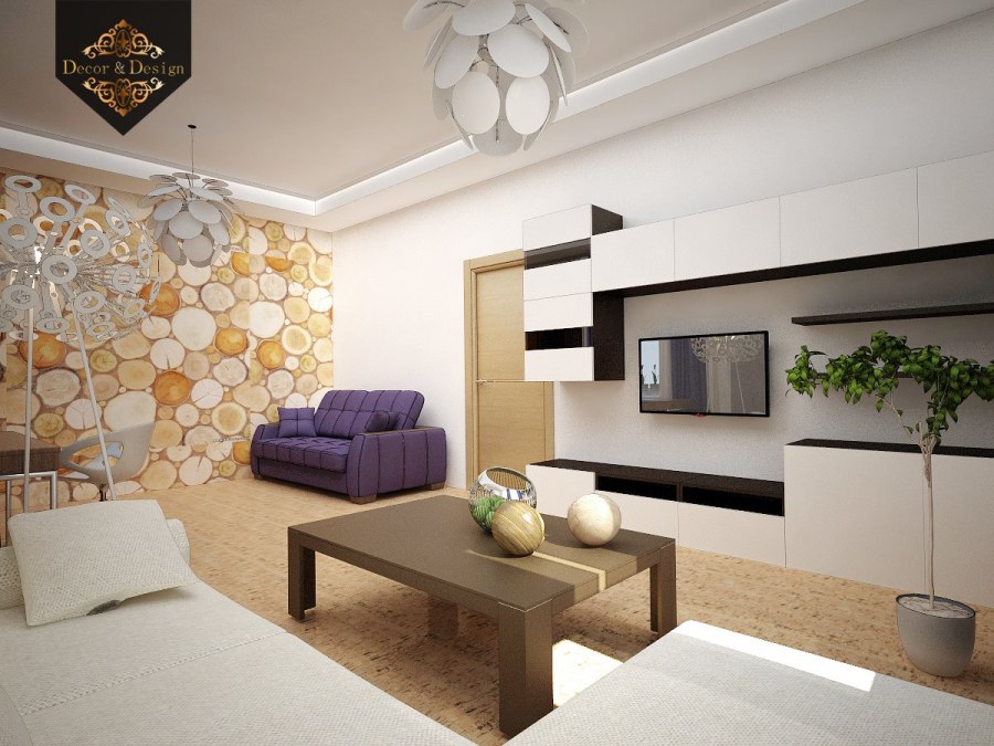 Спальня гостиная Минимализм