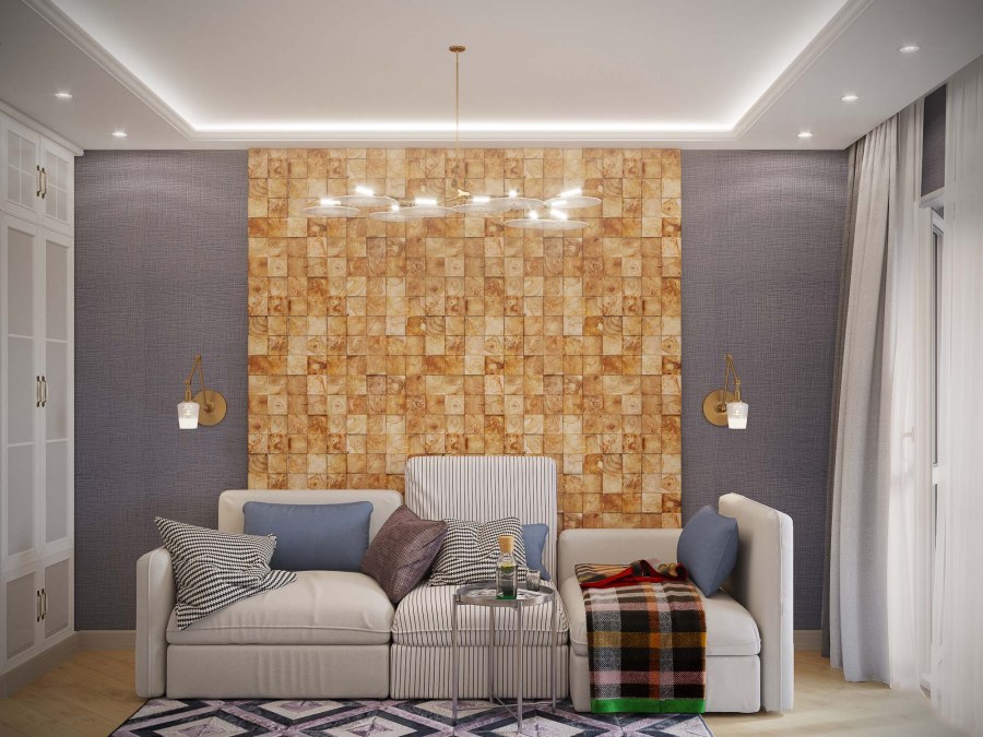 Интерьер гостевой комнаты в квартире