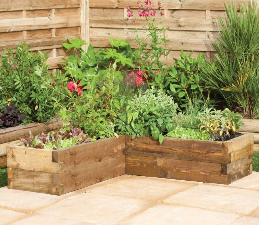 Огород в кадках