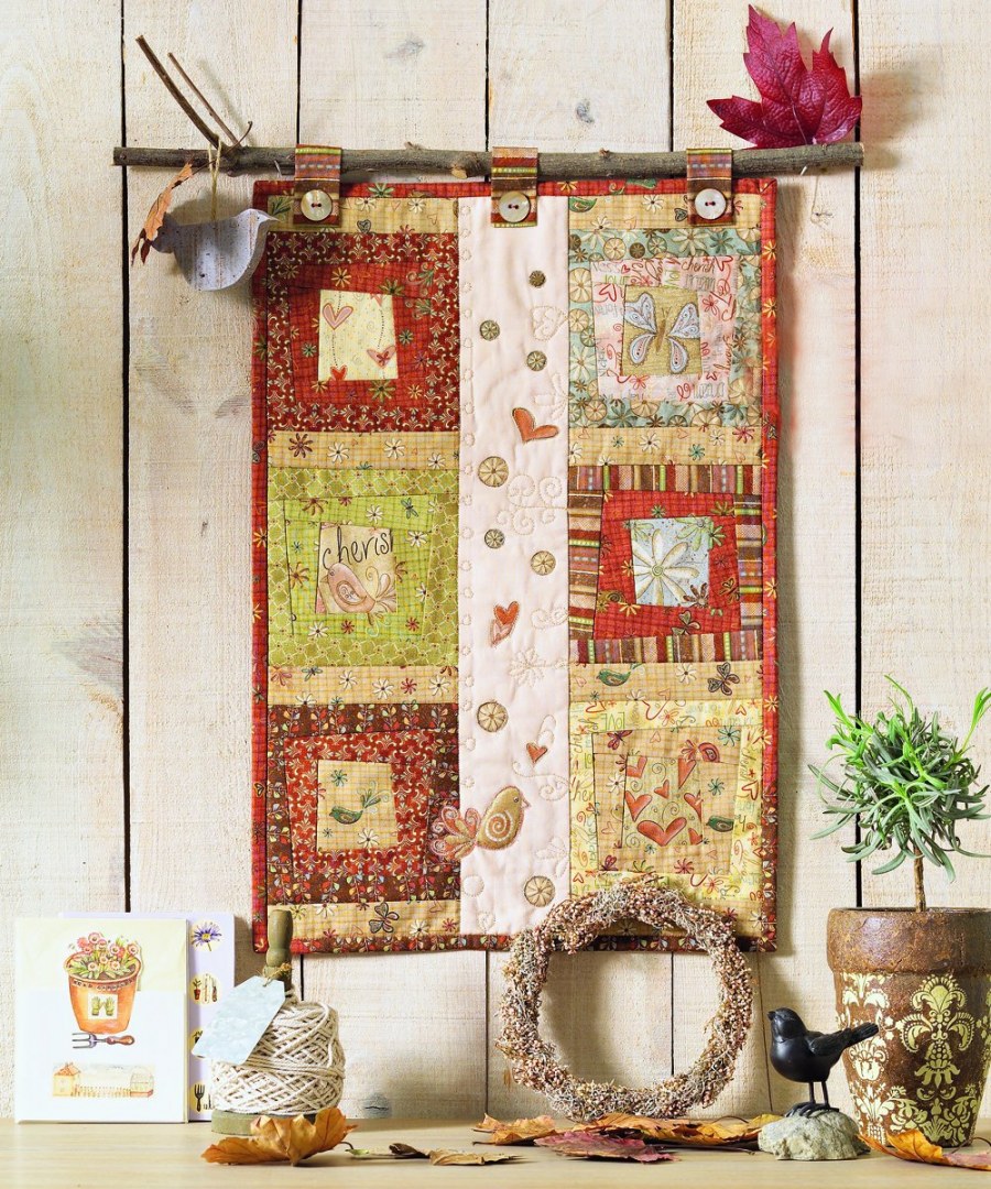 Текстильное панно на стену