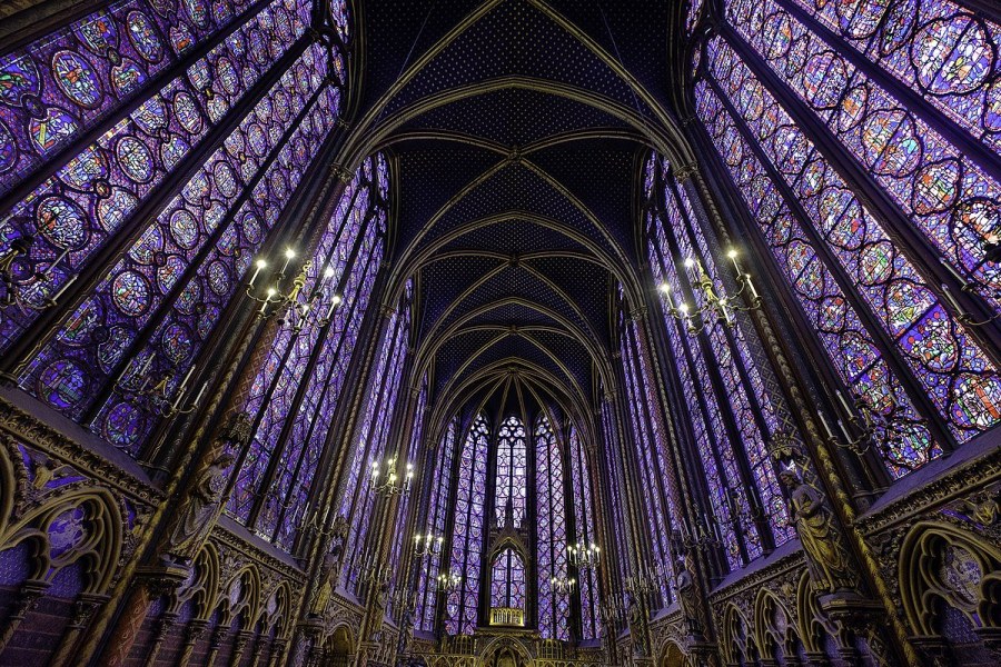 Капелла сент-Шапель в Париже