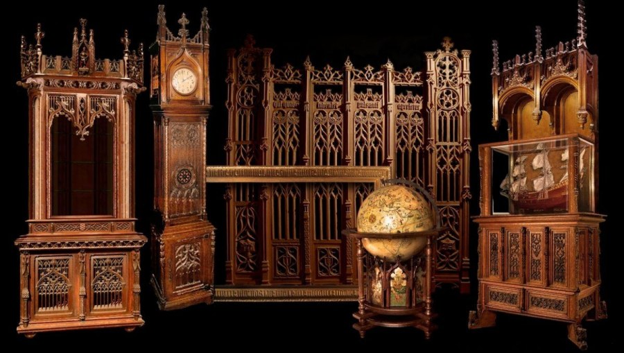 Готика мебель средневековья
