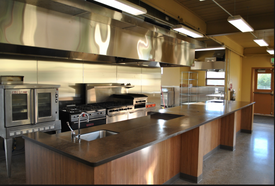 Профессиональная кухня в доме