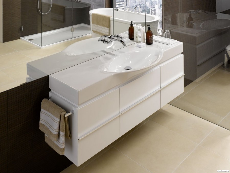 Тумба с раковиной Laufen Palace 4.0130.2.075.464.1