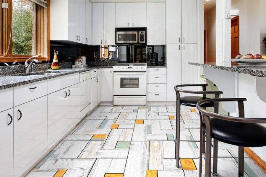 Кафель для кухни на пол