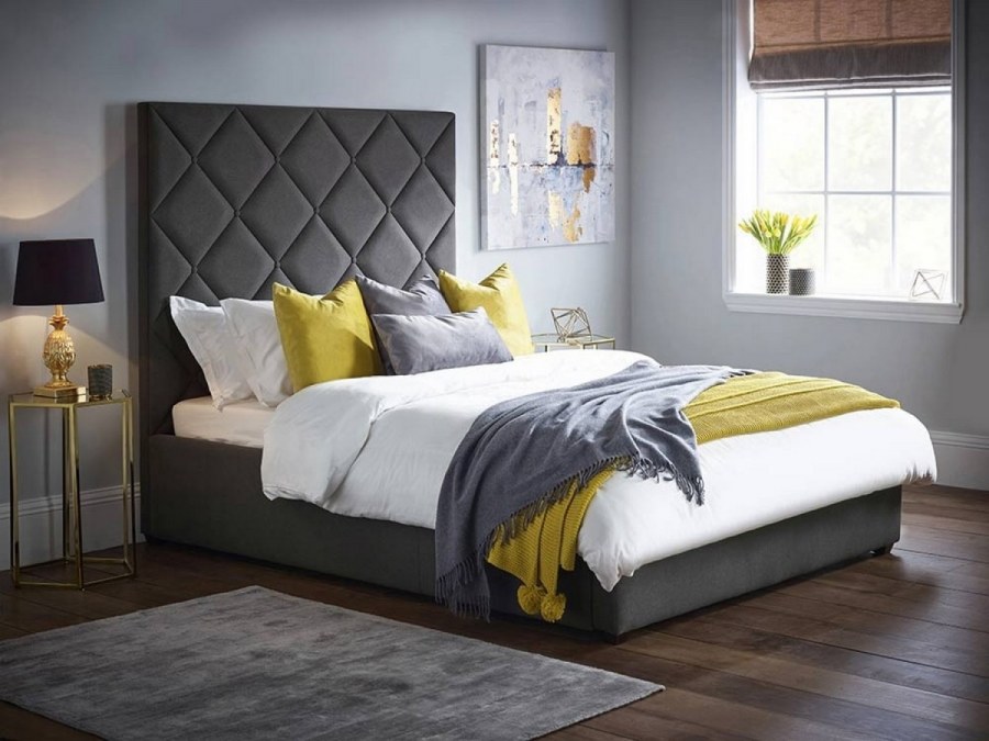 Кровать Lydia 160х200 желтая