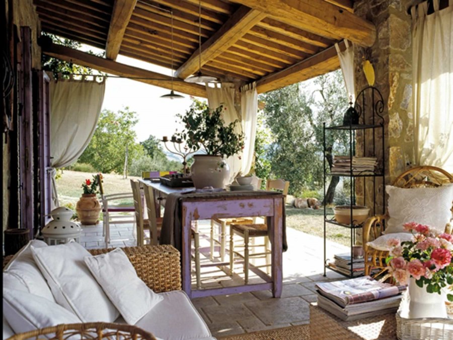 Терраска в стиле Прованс