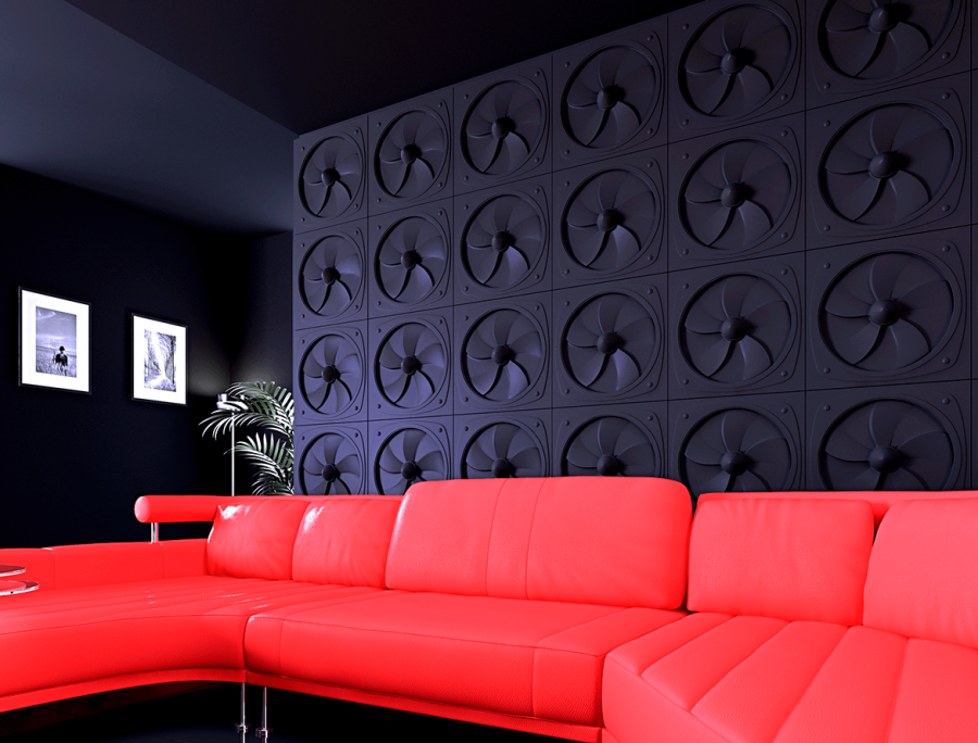 Гипсовая 3d панель Hills от Artpole