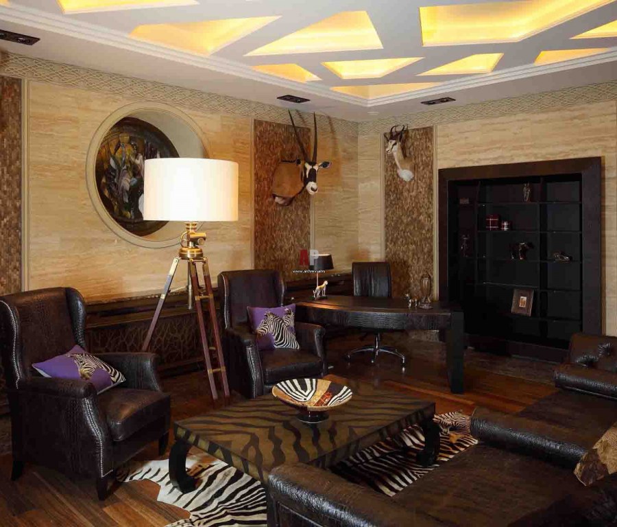 Кабинет в африканском стиле