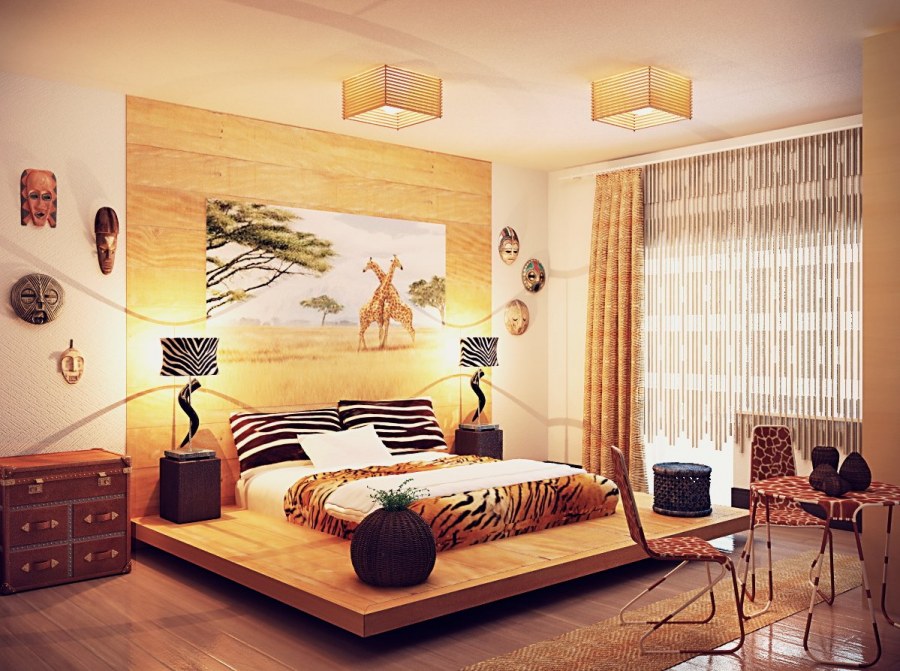 Спальня в этно стиле