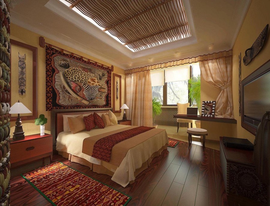 Спальня в этно стиле