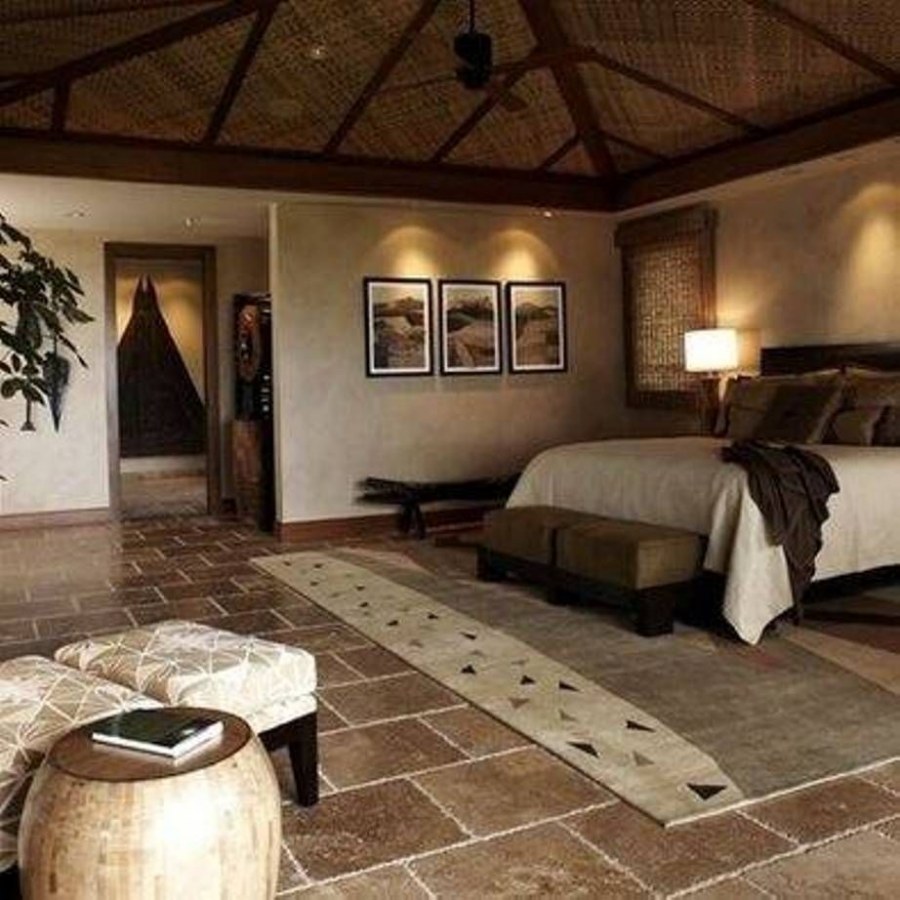 Спальня в африканском стиле