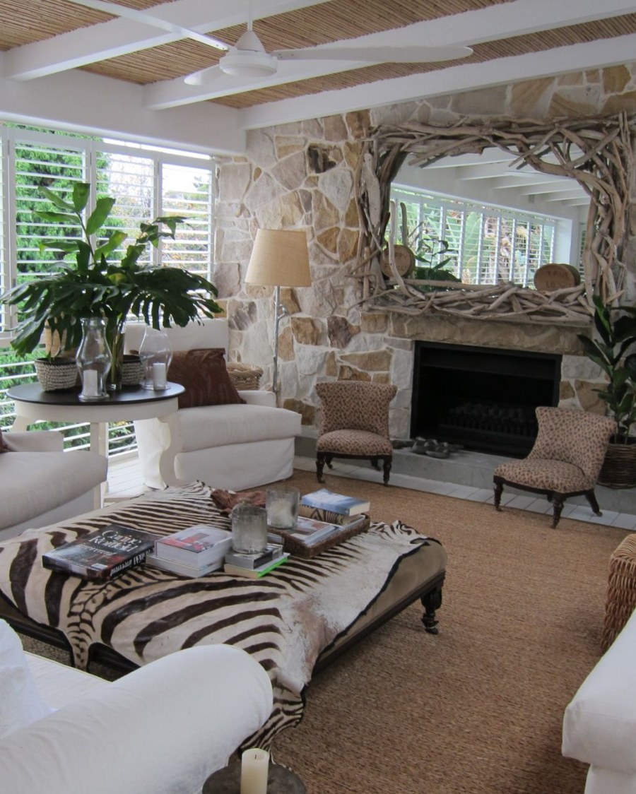 Зал в африканском стиле