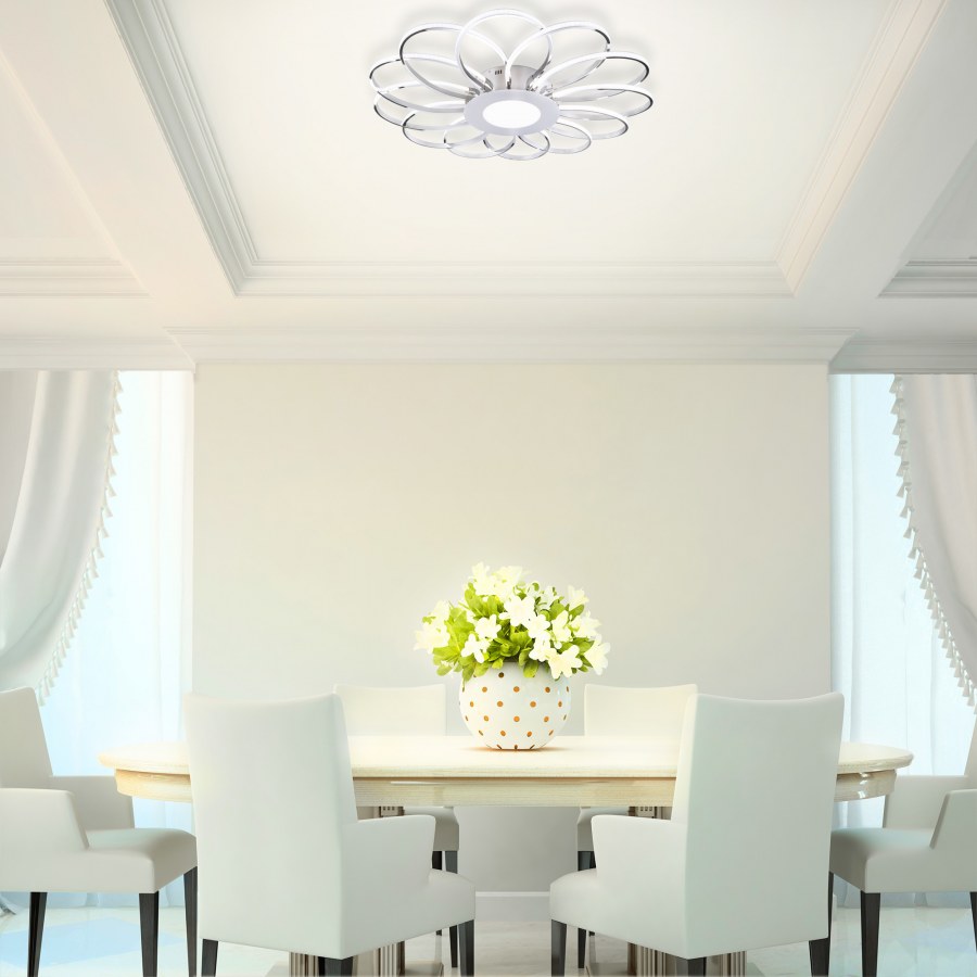 Люстра Eurosvet led Мегаполис - 90105/13 хром 3000-7000 к Вт 126