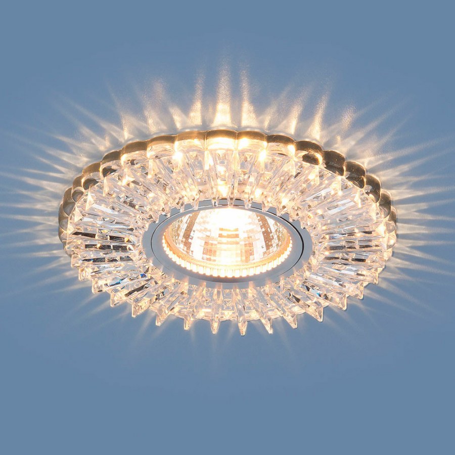 Встраиваемый светильник Elektrostandard 2204 mr16 CL прозрачный 4690389106132