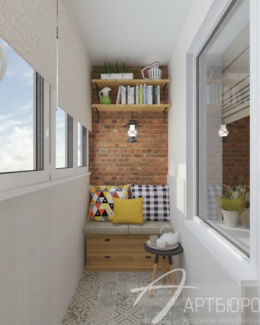 Узкий балкон