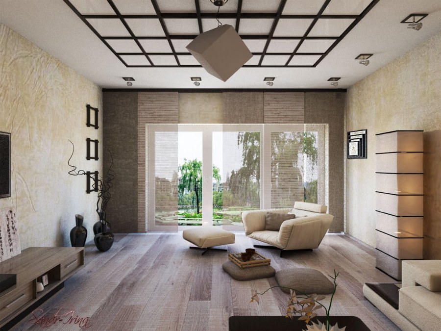 Традиционные японские раздвижные двери