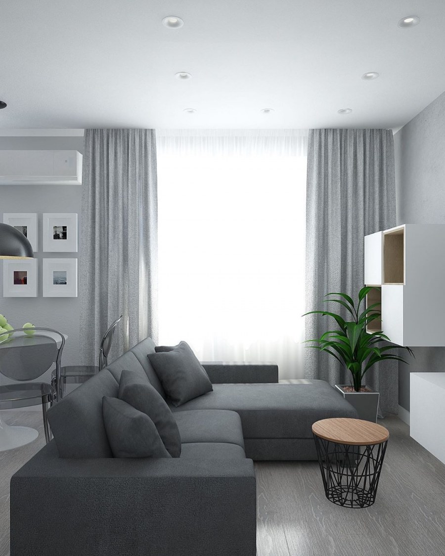 Гостиная в стиле миним