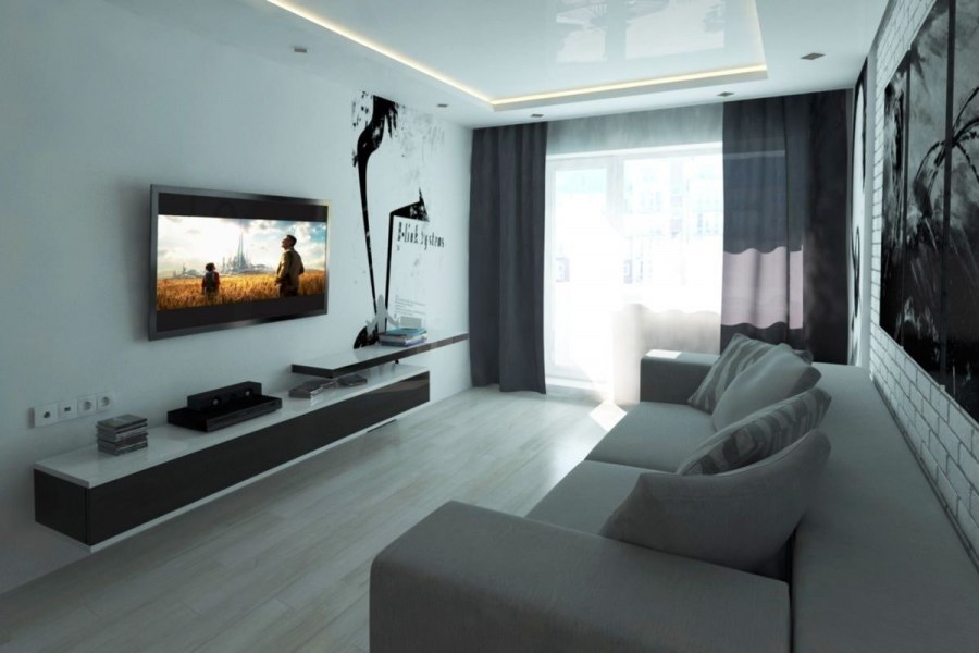 Маленькая гостиная Минимализм