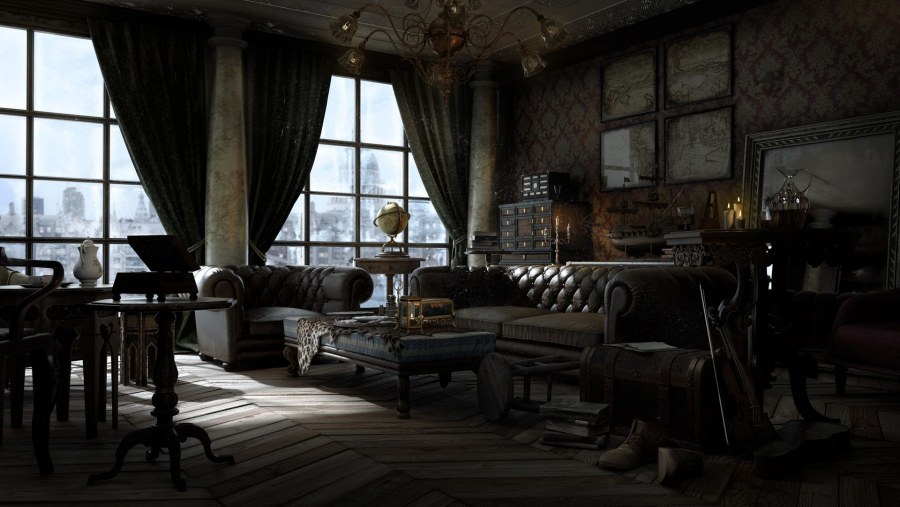 Интерьер в стиле дизельпанк