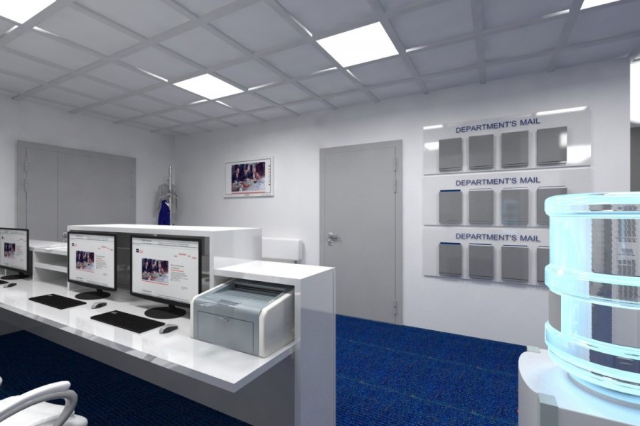 Комната ожидания в автосервисе