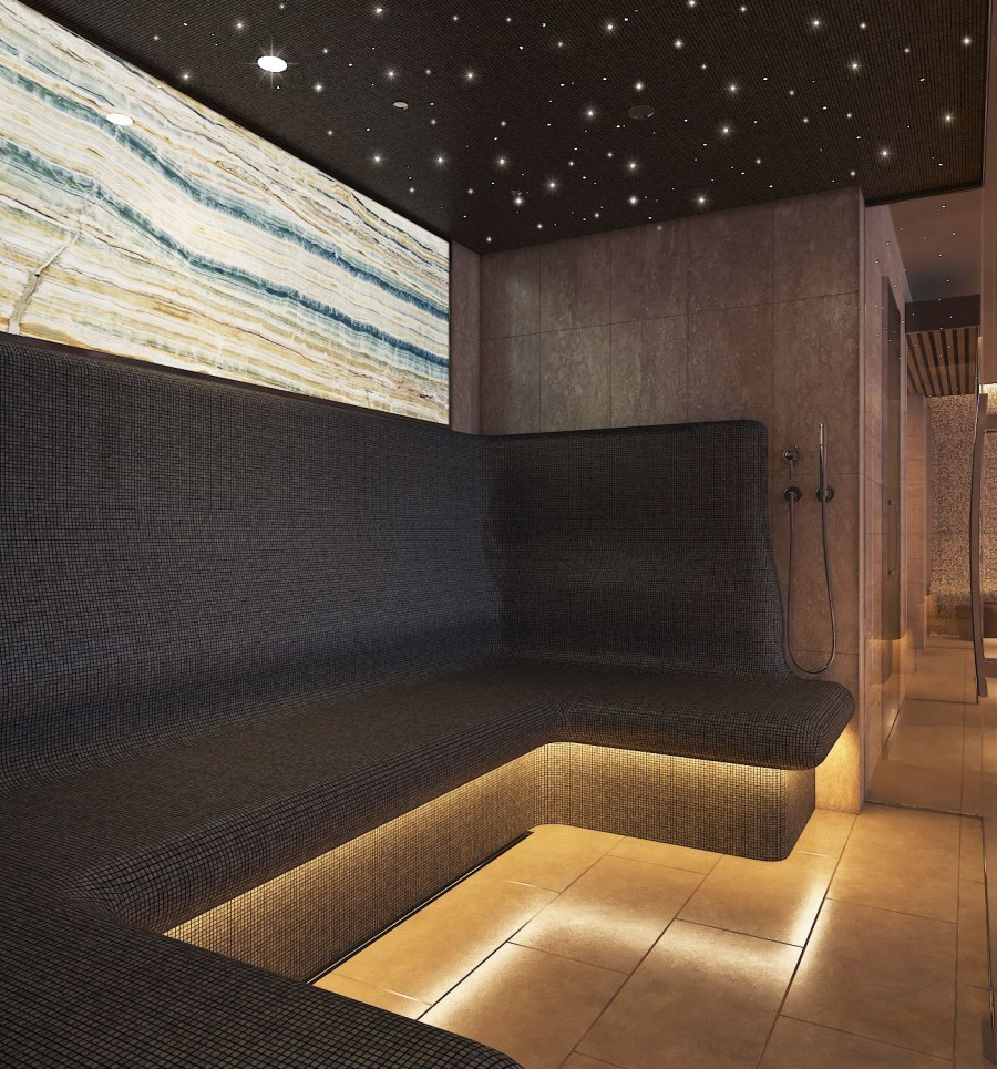 Интерьер хамама в современном стиле
