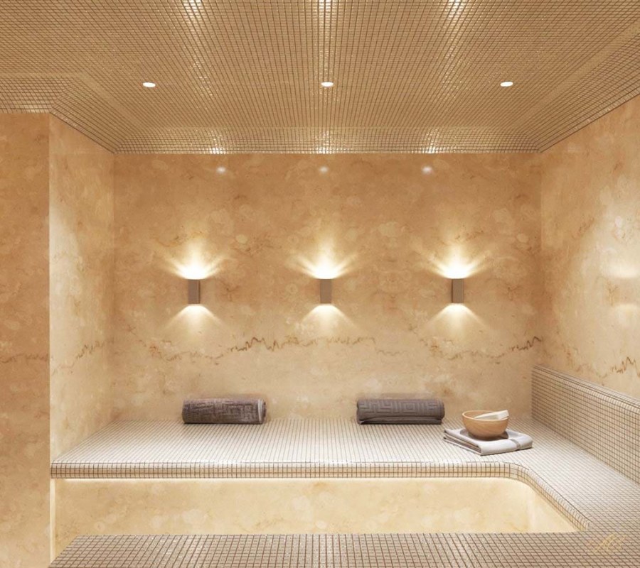 Отделка хамама в современном стиле