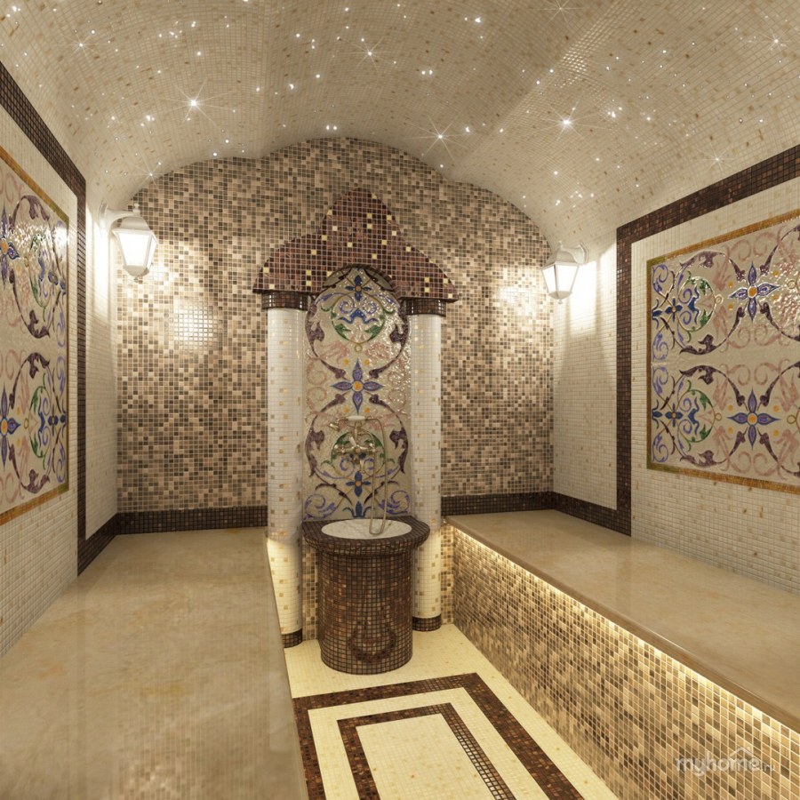 Мозаика Оникс натуральный в хаммам