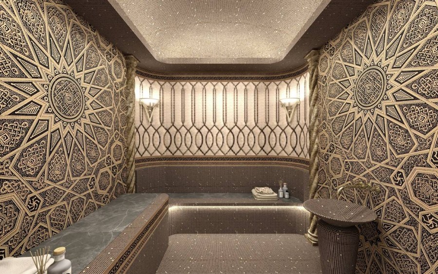 Ванна в стиле турецкого хамама