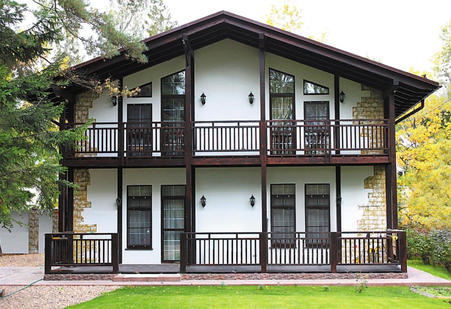 Фасад в баварском стиле