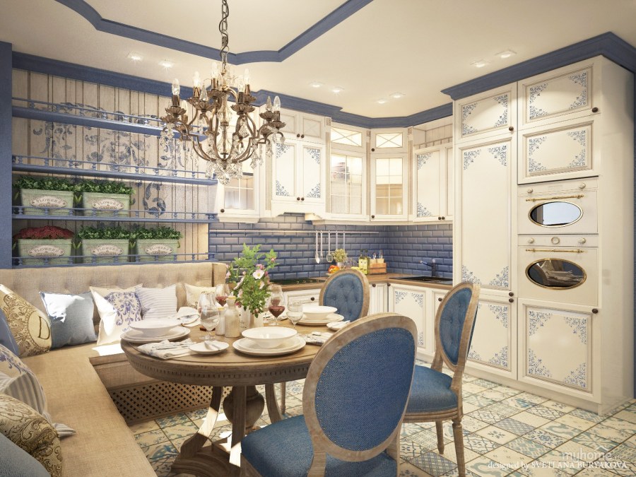 Столовая в стиле Прованс