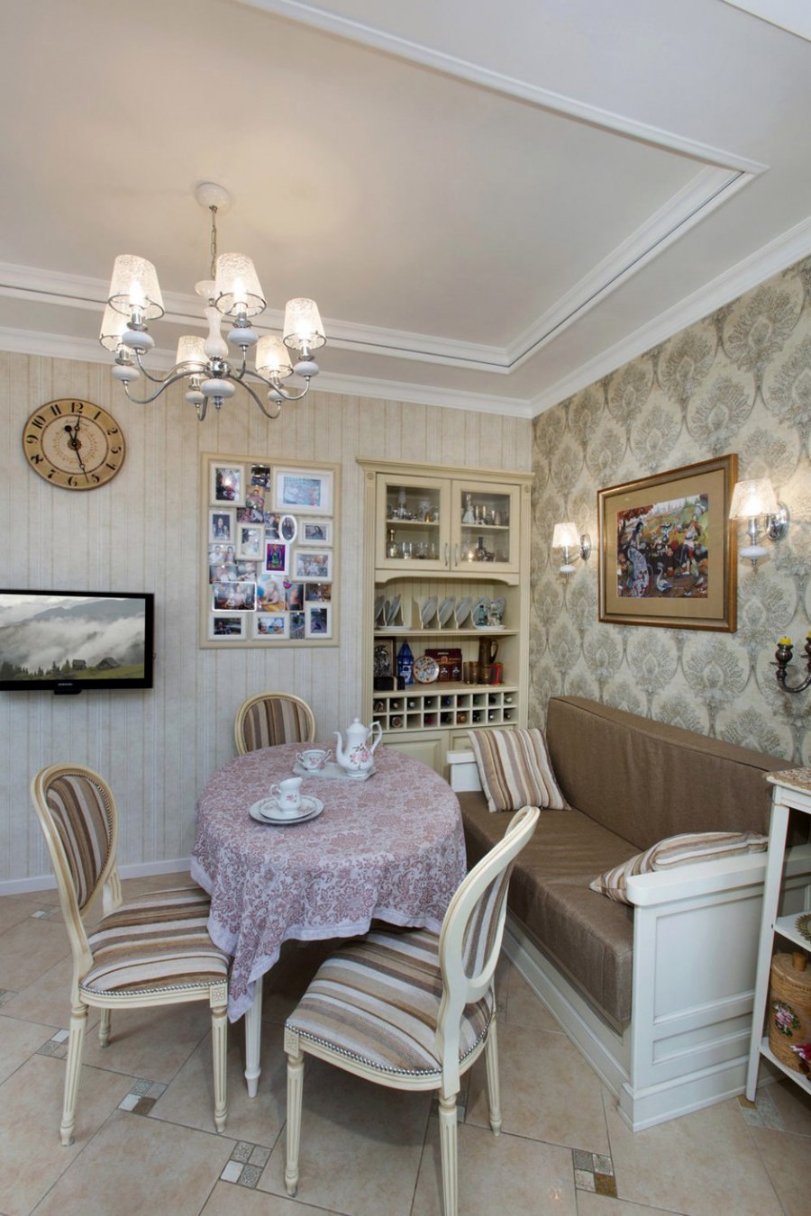 Обои для кухни в стиле Прованс Кантри