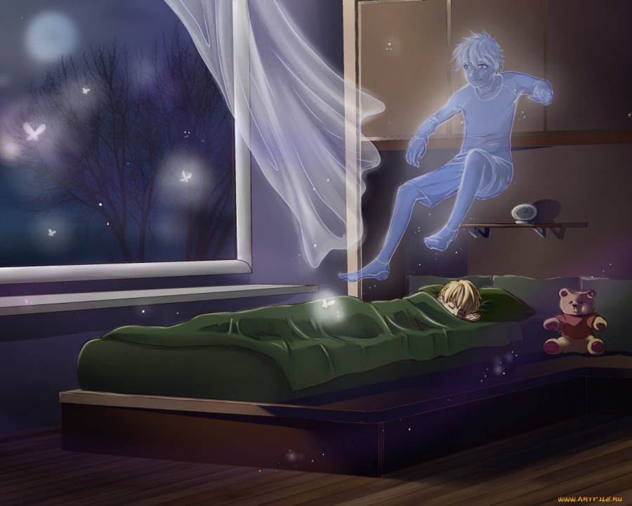 Кровать в стиле аниме