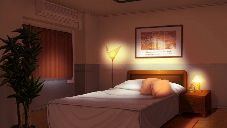 Спальная комната аниме