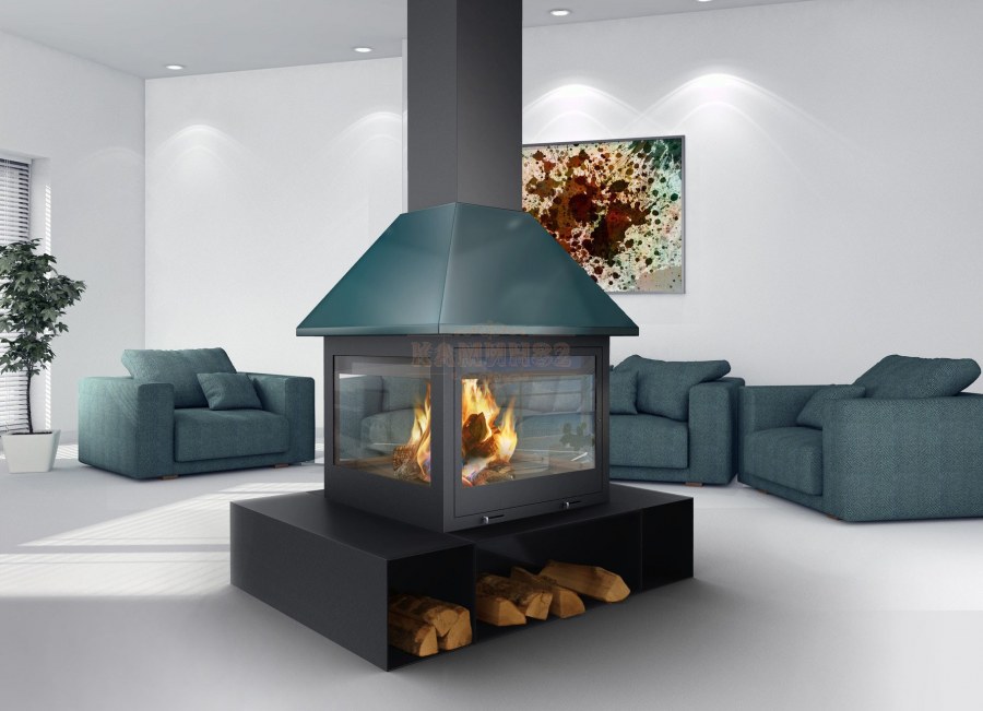 Дровяной камин Traforart Sandra Central