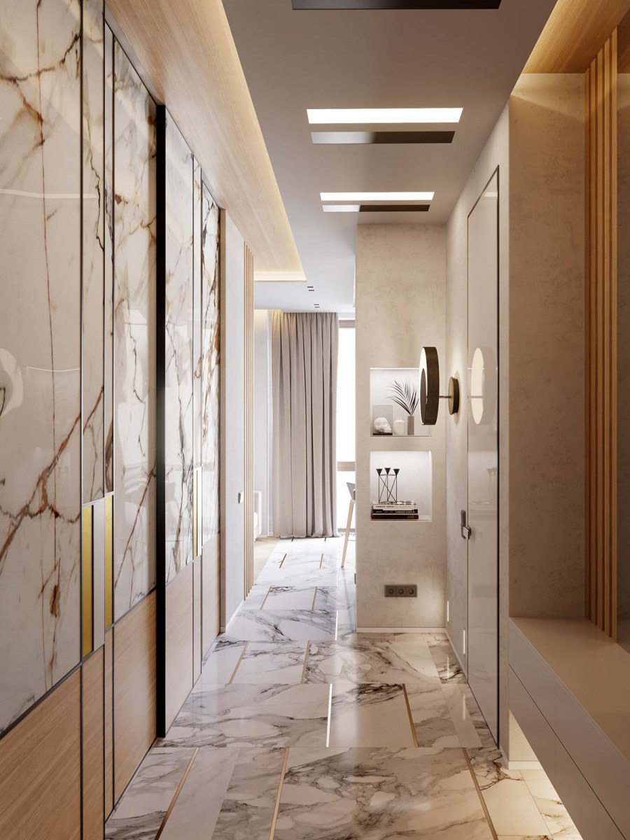 Прихожая в стиле Контемпорари