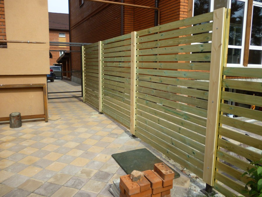 Горизонтальный забор