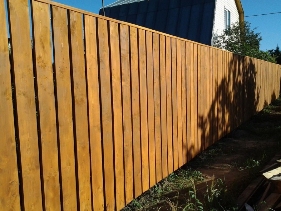 Забор из доски 150х25