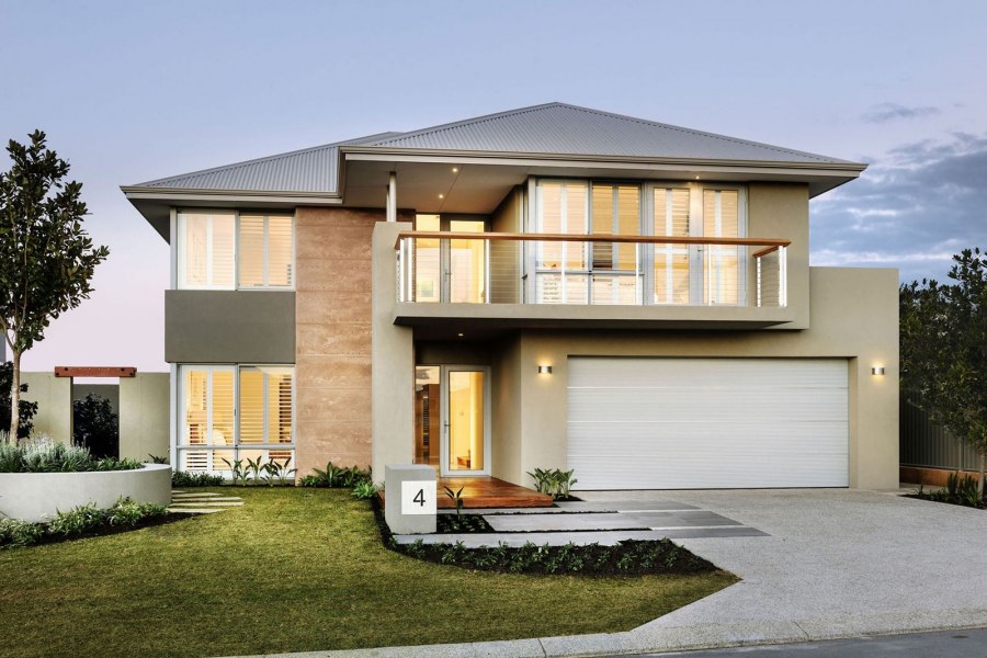 Стильный двухэтажный дом