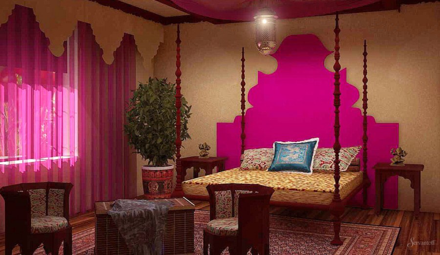 Зона отдыха в Восточном стиле