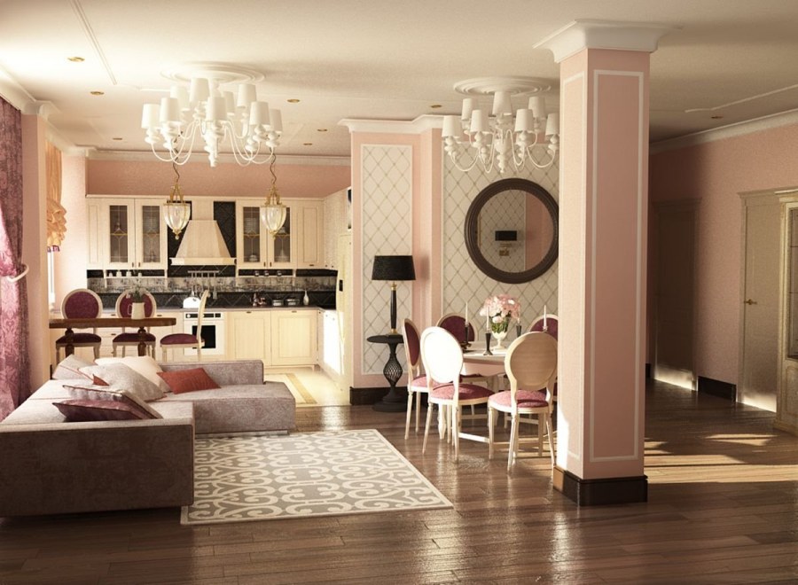 Студия в классическом стиле