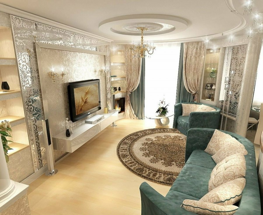 Гостиная в классическом стиле
