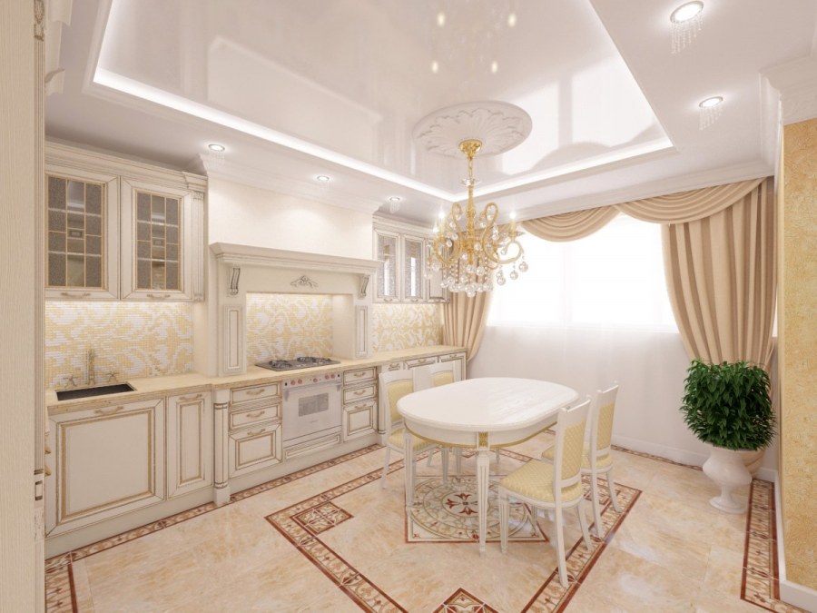 Студия в классическом стиле