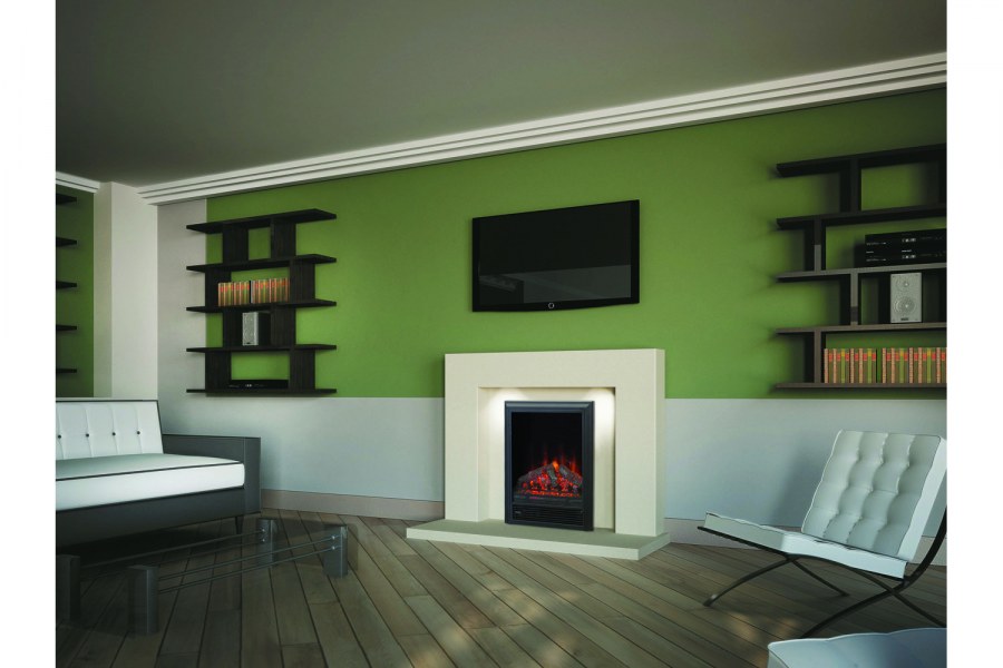 Гостиная в стиле Минимализм с камином